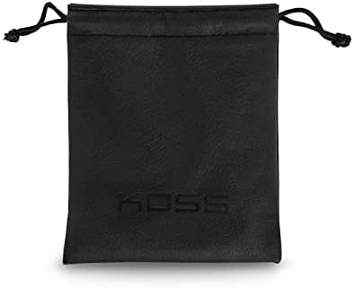 Koss Porta Pro em fones de ouvido com estojo, preto / prata
