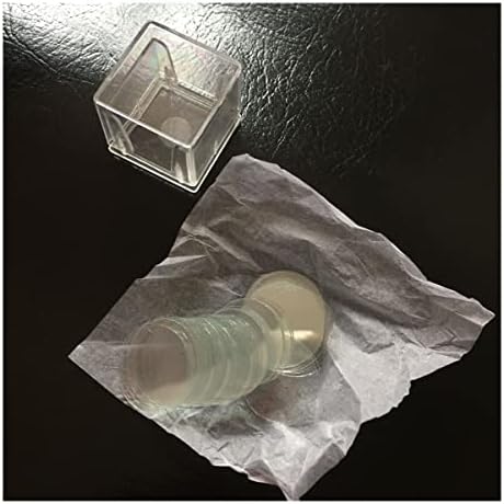 Acessórios para microscópio de laboratório 100pcs Tampa de vidro Tampa de vidro Slide Slips 14mm Slides em branco redondos