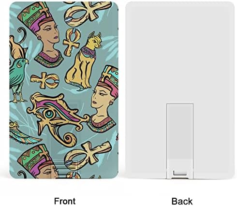 Padrão antigo de arte do Egito Arte Crédito Bank Card USB unidades flash de memória portátil stick stick de armazenamento