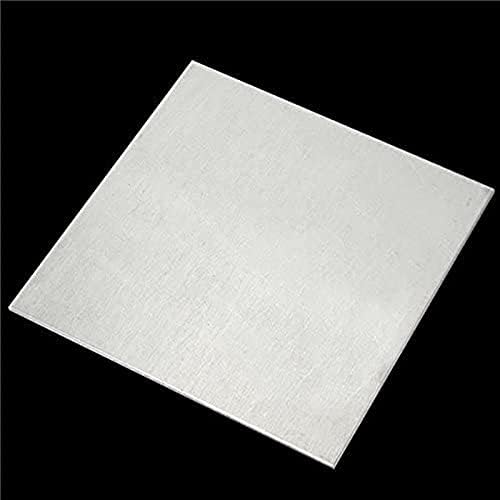 Espessura da placa de titânio Shoucano 1-4mm Ta2 Titanium de metal adequado para industriais aeroespacial, 100 × 100mm/200 × 100mm,