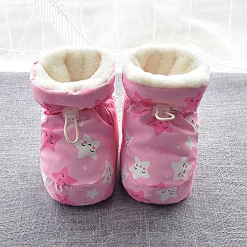Sapatos de bebê sapatos de criança sapatos de algodão e sapatos de veludo espessos quentes macios fofos não caem sapatos