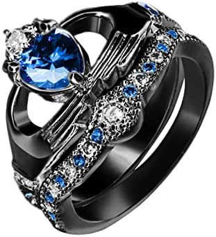 2023 Novo presente Jóias brancas de joias feitas à mão Corte de jóias de casamento de anéis de casamento de anel de luxo para