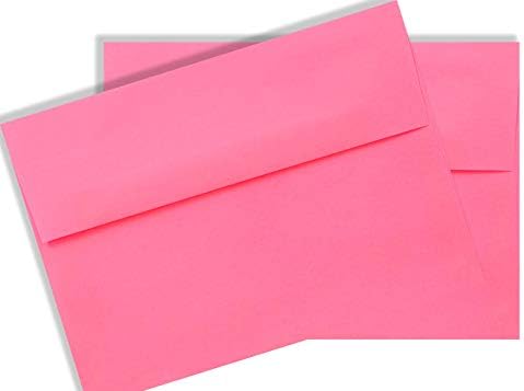 Hot Pink A7-25 em caixa 5-1/4 x 7-1/4 Envelopes de convite da Galeria de Envelopes