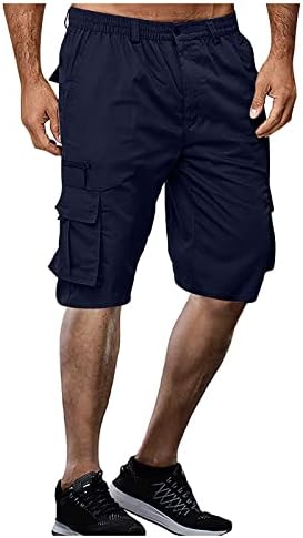 Shorts masculinos casuais esportes de bolso de bolso casual shorts soltos jogging algodão macio