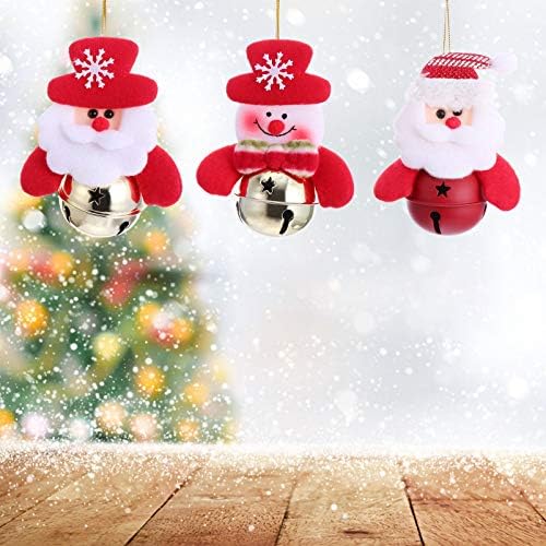 Toyvian Kids Decor 8 PCs Jingle Christmas Christmas Sells Decorações de Natal Ornamentos pendurados Ornamentos de Natal