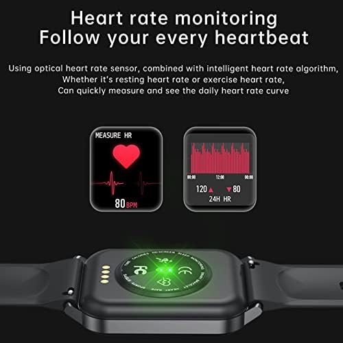 Smart Watch for Android e iOS Telefones com rastreador de atividades de modo esportivo, Pedômetro de monitoramento do sono, tela