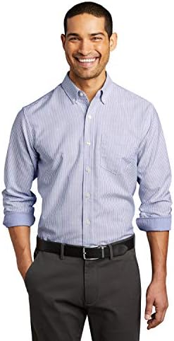 Port Authority® Superpro ™ Oxford Stripe Shirt