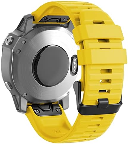 Ghfhsg 20 22 26mm Sport Silicone Watch Bandrap Wristrap for Garmin Fenix ​​7 7x 7s 6x 6 6s Pro 5x 5 5s mais 3 3HR EasyFit Redunda RELAMADOR