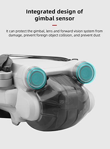 IMUSK MINI 3 PRO Integrado Câmera Gimbal Protetive Shield Covergimbal e Acessórios de Cap de Protetor de Sensor Front para DJI mini 3 Drone Pro Drone