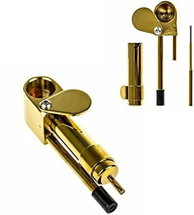 ByOblu portátil Proto Pipe Brass Vintage Precision CNC Tubo de armazenamento de usinagem e ferramenta de poker clássicos da velha escola ótimos para coleção ótima