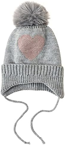 Pullover de chapéu quente inverno de inverno de moda de tricô chapéu unissex ouvidos de tampa amor crianças chapéus