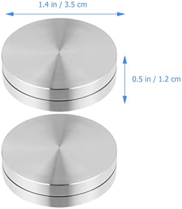 Rolamento preguiçoso da mesa giratória de mesa: 2pcs giratórios giratórios de suporte de hardware de bolo de suporte da placa