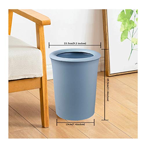Neochy Indoor Dustbins Housed House Larroom Cozinha Banheiro Lixo do escritório da camada única Lixo de pressão circular
