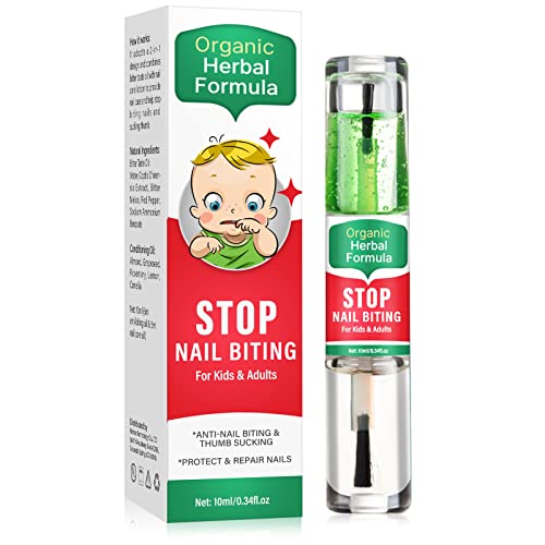 Tratamento de morder as unhas para crianças, sem esmalte para crianças anti-borrifo para sugar tratamento para parar, seguro e eficaz