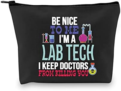G2TUP Funny Lab Laboratory Technician Week Gift Bag Cosmético Scientist Lab Technician Travel Organizadores