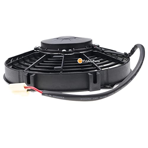 FridayParts 12V 225mm Fan 78-1181 781181 Compatível para Thermo King V Series C090 ES100 ES200 VA07-AP12 C-31A