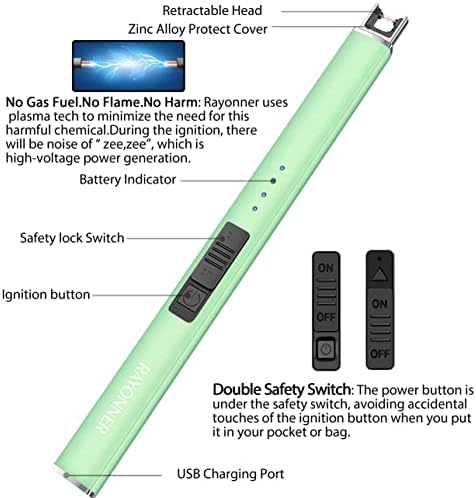 Rayonner mais leve com velas leves de chá de velas elétricas Tlema mais leve USB Conjunto de presentes mais leves