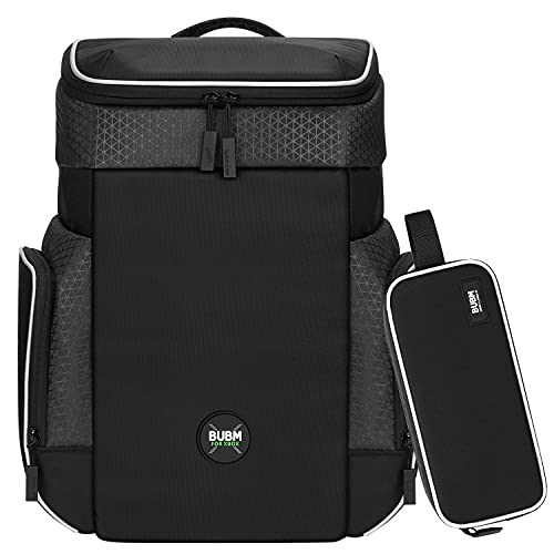 Mochila Xbox Série X Bubm, caixa de transporte de viagens com armazenamento de bolsas organizadoras eletrônicas para Xbox