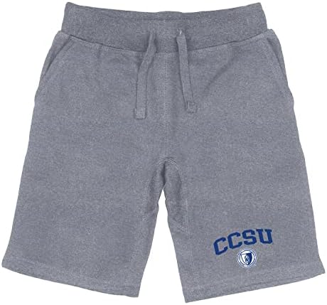 W Republic Central Connecticut State University Seal College Fleece Lamestring Shorts