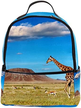 Mochila laptop VBFOFBV, mochila elegante de mochila de mochila casual bolsa de ombro para homens, savana africana girafa animal