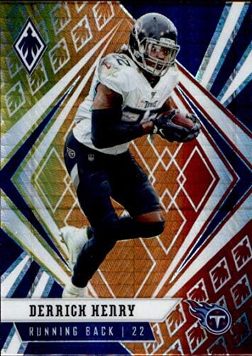 2020 Panini Phoenix Fire Burst 56 Derrick Henry Tennessee Titans Futebol Card