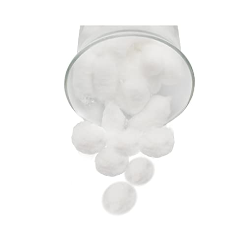 Dukal 801 Cotton Balls, não estéril, médio, branco