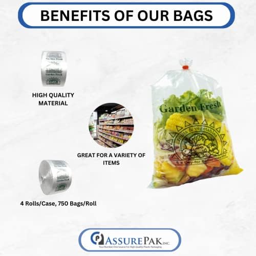 Bolsas de varejo perfil estreito direto Produzir sacos de rolos com jardim de núcleo de plástico estendido fresco, transparente