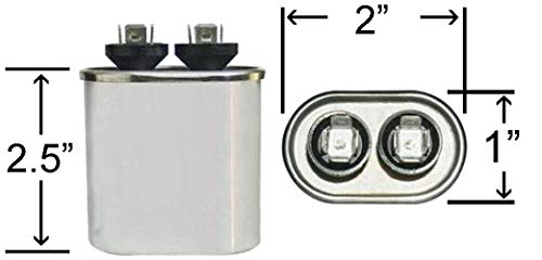 Capacitor Oval Climatek-se encaixa em York 024-25900-000 S1-02425900000 | 15 UF MFD 370/440 VOLT VAC