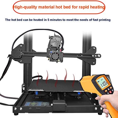Impressora 3D Naosina-Ni, Kit de impressora 3D de mesa de tamanho grande DIY A impressora FDM trabalha com o cano de calor patenteado