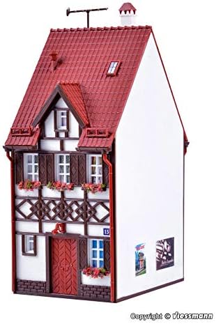 Vollmer Ho Scale Half-Timbered House-2 x 3-5/16 x 5-5/16 5,2 x 8,3 x 13,3cm