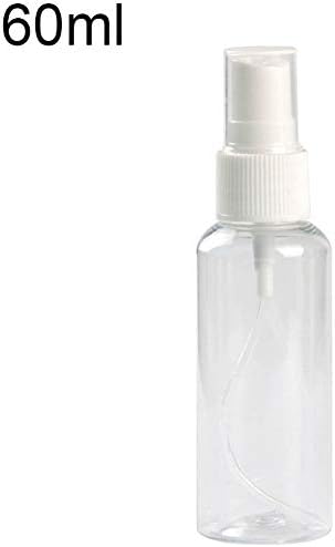 Descontstore145 Portátil plástico transparente Plástico vazio amostra de spray em garrafa de spray para viajar 5ml