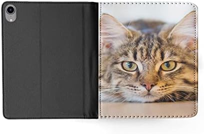 Adorável adorável capa de capa de tablet de gatinho de gatinho cinza de gato para maçã ipad mini