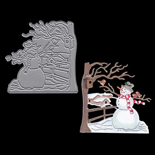 Mosbug metal aço folhas de corte morta de natal artesanato de neve craft cut definido para scrapbooking de scrapbooking álbum papel