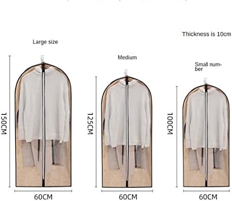 Roupas Slnfxc capa de pó pendurada roupas de vestuário roupas de vestuário de traje de vestuário de roupas de armazenamento de roupas