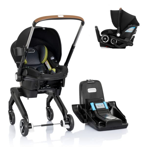 Shyft DualRide com assento infantil de armazenamento de transporte e combinação de carrinhos