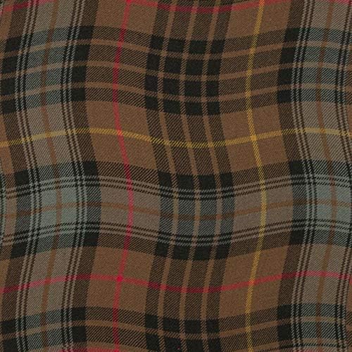 I Luv Ltd 13oz de tecido médio Stewart Hunting Weathed Tartan 1 Meter