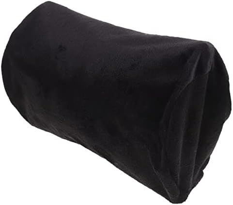 Doitool travesseiro cervical reutiliza preto preto travestia carro substitua o apoio de cabeça da capa pela fronha para