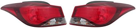 Novo par de luzes traseiras externas compatíveis com Hyundai Elantra HY2805131 HY2804131 92401-3Y500 924013Y500 92402-3Y500 924023Y500