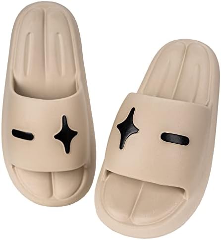 Ropulp Cloud Slides Slippers de massagem para homens Mulheres, Símbolo de subtrato adicional EVA Pillow de sandália