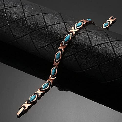 Pulseiras magnéticas de cobre de terapia magnética para homens alívio da dor masculina para artrite Saúde Anti -fadiga