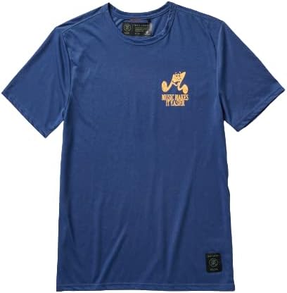 Roark Run Amok Mathis T-shirt de manga curta, wicking de umidade, secagem rápida, tee de treino para homens