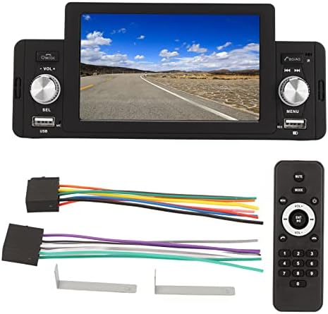 Rádio estéreo de carro único universal 5in, Single Din, navegação de GPS de tela Touch HD, suporte de bluetooth fm espelho