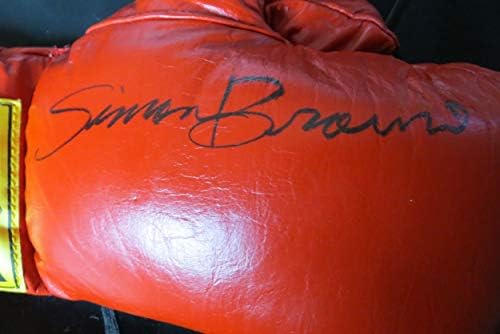 Simon Brown assinou a luva de boxe Everlast autografada PSA/DNA M58758