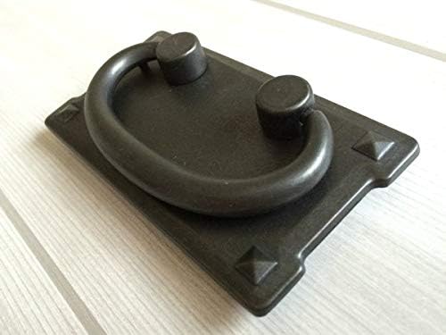 3 C-C estilo vintage antigo gaveta preta giration landles giration hardware do botão de gabinete 76 mm Centros /c-c: 3, preto