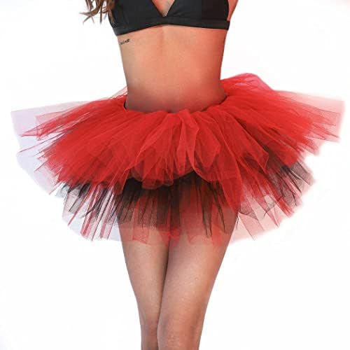Cosydays Ballet Tutu Skirt Muticolored Dance Tulle Tutu Saias de Festival de Partimento para Adultos para Mulheres e Meninas
