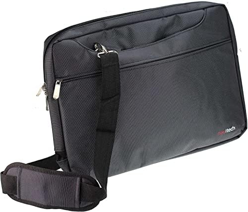 Bolsa de viagem resistente à água preta da Navitech Black - Compatível com Asus Vivobook 16 M1603QA 16.0 Laptop Wuxga