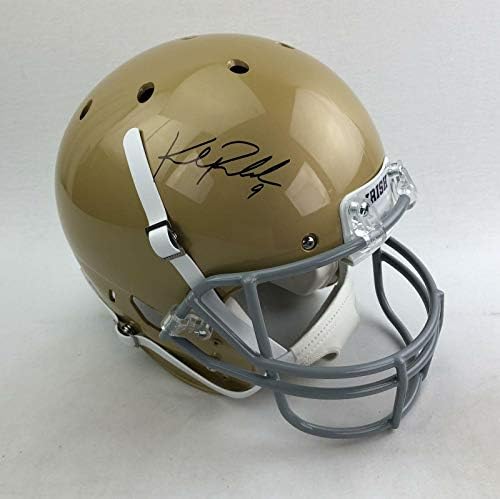 Kyle Rudolph autografou Notre Dame Irish Complet Size Réplica Capacete - Capacetes Autografados da Faculdade