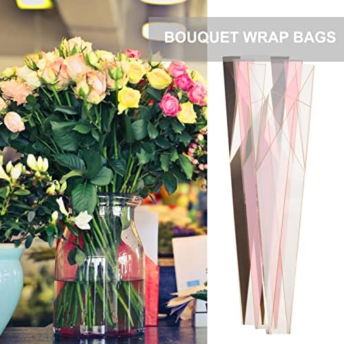 Papel de embalagem de ouro rosa pretyzoom 150pcs papel de embrulho de rosa de rosca de rosa de rosca de bolsa de flores de rosca