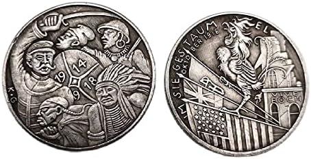 Alemanha, 1918, moeda comemorativa, ele adormeceu e aplaudir memórias coleta de moedas de decoração caseira artesanato presente