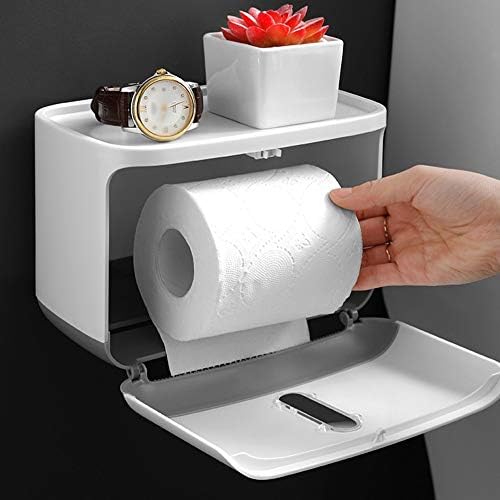 Renslat tocador de papel higiênico montado em parede Toalha de papel, caixa de toalhas de papel, toalha de papel de cozinha, utensílios de banheiro e banheiro